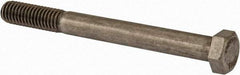 Value Collection - 3/8-16 UNC, 3-3/4" Length Under Head Hex Head Cap Screw - Partially Threaded, Grade 18-8 Stainless Steel, Uncoated, 9/16" Hex - A1 Tooling