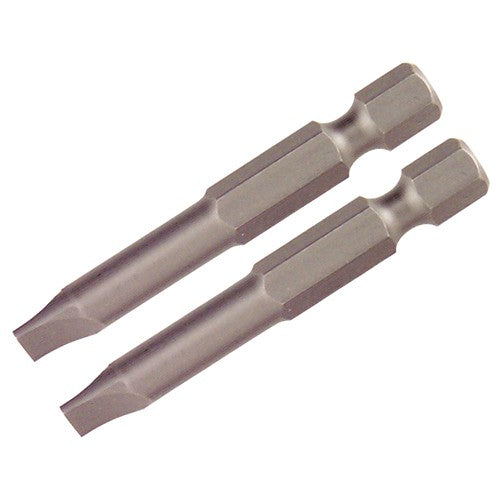 Slotted Power Bit 4.0 x .5 × 50mm (2 Bit Pack) - A1 Tooling