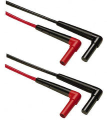 Fluke - Black/Red Electrical Test Equipment Leads Set - Use with All Models - A1 Tooling