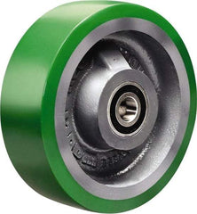 Hamilton - 6 Inch Diameter x 2 Inch Wide, Polyurethane on Cast Iron Caster Wheel - 1,200 Lb. Capacity, 2-1/2 Inch Hub Length, 1/2 Inch Axle Diameter, Sealed Precision Ball Bearing - A1 Tooling