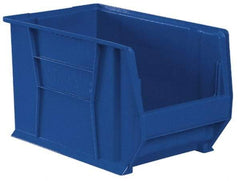 Akro-Mils - 200 Lb. Load Capacity, 20" Deep, Yellow Polymer Hopper Stacking Bin - 6" High x 12-3/8" Wide x 20" Long - A1 Tooling