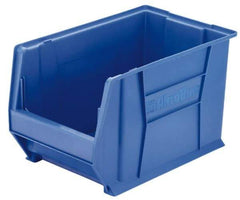 Akro-Mils - 300 Lb. Load Capacity, 20" Deep, Yellow Polymer Hopper Stacking Bin - 12" High x 18-3/8" Wide x 20" Long - A1 Tooling