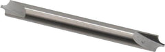 Hertel - 0.1" Radius, 1/4" Mill Diam, 2 Flute Solid Carbide Corner Rounding End Mill - Double End, Uncoated, 2-1/2" OAL, 1/4" Shank Diam - A1 Tooling