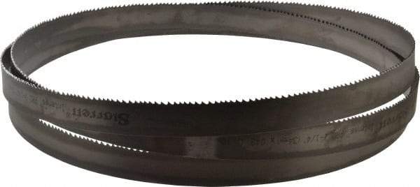 Starrett - 4 to 6 TPI, 13' 6" Long x 1-1/4" Wide x 0.042" Thick, Welded Band Saw Blade - Bi-Metal, Toothed Edge, Modified Tooth Set, Contour Cutting - A1 Tooling