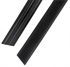 Rubbermaid - 47" Long x 1.1" Wide Microfiber Hook & Loop Replacement Set - Black, Hook & Loop - A1 Tooling