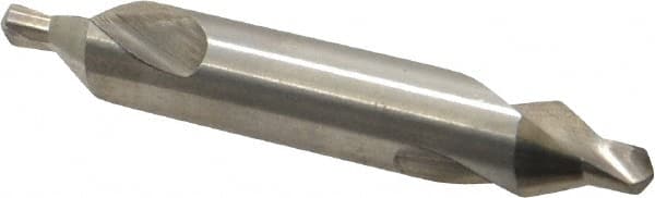 Hertel - #5 Plain Cut 60° Incl Angle High Speed Steel Combo Drill & Countersink - A1 Tooling