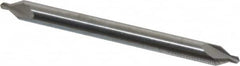 Hertel - #1 Plain Cut 60° Incl Angle Solid Carbide Combo Drill & Countersink - A1 Tooling