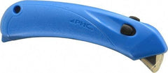 PHC - Springback Safety Cutter - 1/4" Blade, Blue Plastic Handle, 1 Blade Included - A1 Tooling