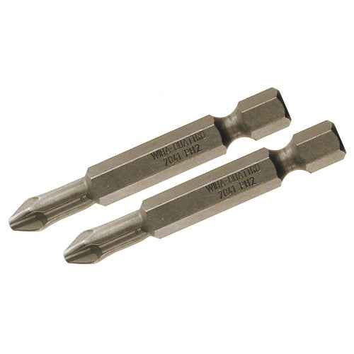 Phillips Power Bit #2 × 50mm (2 Bit Pack) - A1 Tooling