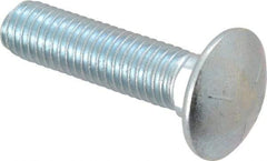 Value Collection - 1/2-13 UNC 2" Length Under Head, Standard Square Neck, Carriage Bolt - Grade 5 Steel, Zinc-Plated Finish - A1 Tooling