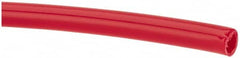 Made in USA - 11/64" ID x 1/4" OD, 0.04" Wall Thickness, Cut to Length (100' Standard Length) LLDPE Tube - Red, 205 Max psi, 44 Shore D Hardness - A1 Tooling