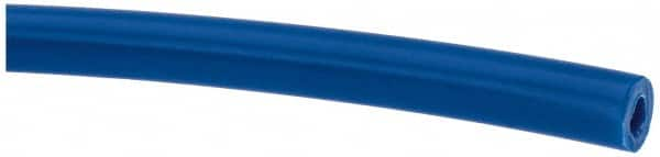 Made in USA - 1/8" ID x 1/4" OD, 1/16" Wall Thickness, Cut to Length (100' Standard Length) LLDPE Tube - Blue, 358 Max psi, 44 Shore D Hardness - A1 Tooling