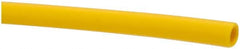 Made in USA - 1/4" ID x 3/8" OD, 1/16" Wall Thickness, Cut to Length (100' Standard Length) LLDPE Tube - Yellow, 214 Max psi, 44 Shore D Hardness - A1 Tooling