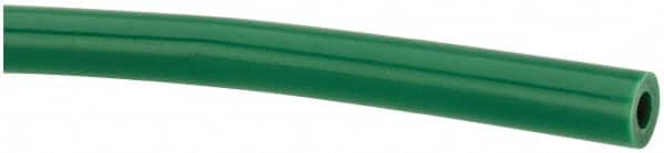 Made in USA - 1/8" ID x 1/4" OD, 1/16" Wall Thickness, Cut to Length (100' Standard Length) LLDPE Tube - Green, 358 Max psi, 44 Shore D Hardness - A1 Tooling