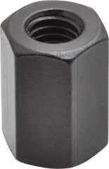 Gibraltar - 3/8-16 UNC, 1" OAL Steel Standard Coupling Nut - Black Oxide Coated, 11/16" Width Across Flats - A1 Tooling