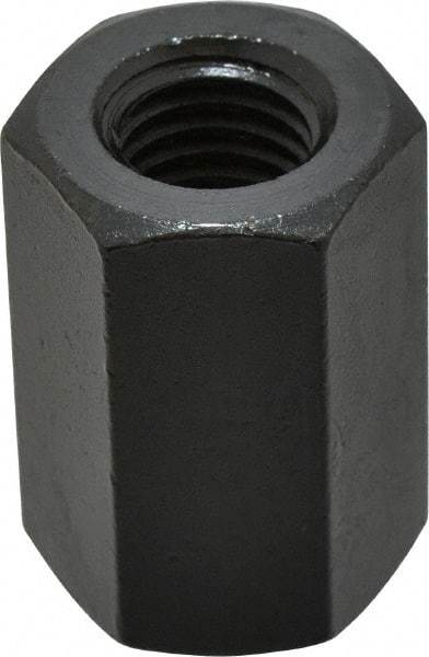 Gibraltar - 5/8-11 UNC, 1-5/8" OAL Steel Standard Coupling Nut - Black Oxide Coated, 1-1/16" Width Across Flats - A1 Tooling