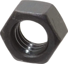 Gibraltar - 3/8-16 UNC Steel Right Hand Heavy Hex Nut - 9/16" Across Flats, 21/64" High, Black Oxide Finish - A1 Tooling