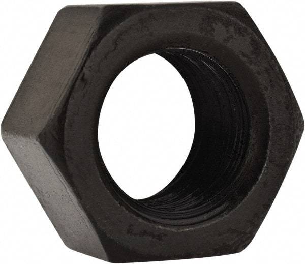 Gibraltar - 1/2-13 UNC Steel Right Hand Heavy Hex Nut - 3/4" Across Flats, 7/16" High, Black Oxide Finish - A1 Tooling