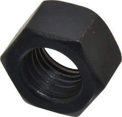 Gibraltar - 3/4-10 UNC Steel Right Hand Heavy Hex Nut - 1-1/8" Across Flats, 41/64" High, Black Oxide Finish - A1 Tooling