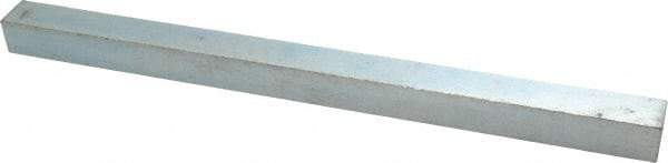 Made in USA - 12" Long x 3/4" High x 3/4" Wide, Zinc-Plated Undersized Key Stock - C1018 Steel - A1 Tooling