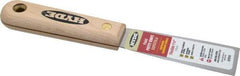 Hyde Tools - 1-1/4" Wide Steel Putty Knife - Flexible, Hardwood Handle, 7-3/4" OAL - A1 Tooling