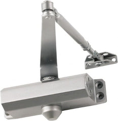 Falcon - Light-Duty ADA Complaint Door Closer Manual Damper - Aluminum Finish - A1 Tooling