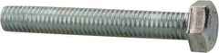 Value Collection - 1/2-13 UNC, 3-1/4" Length Under Head Hex Head Cap Screw - Fully Threaded, Grade 2 Steel, Zinc-Plated Finish, 3/4" Hex - A1 Tooling