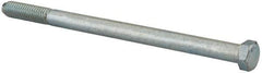 Value Collection - 7/16-14 UNC, 7" Length Under Head Hex Head Cap Screw - Partially Threaded, Grade 2 Steel, Zinc-Plated Finish, 5/8" Hex - A1 Tooling