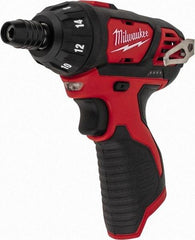 Milwaukee Tool - 12 Volts, Lithium-Ion Battery, Pistol Grip Cordless Screwdriver - 500 RPM, 150 Inch/Lbs. Torque - A1 Tooling