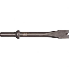 Mayhew - 1/2" Head Width, 6-1/4" OAL, Slotting Tool Chisel - Round Drive, Round Shank, Steel - A1 Tooling