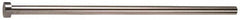 Gibraltar - 3.2mm Pin Diam, 6mm Head Diam x 3mm Head Height, 400mm OAL, Straight Ejector Pin - Steel, 397mm Pin Length - A1 Tooling