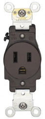 Hubbell Wiring Device-Kellems - 125/250 VAC, 60 Amp, 14-60R NEMA Configuration, Black, Industrial Grade, Self Grounding Single Receptacle - 1 Phase, 3 Poles, 4 Wire, Flush Mount - A1 Tooling