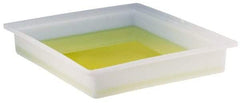 Bel-Art - 16" Long x 12" Wide x 3" Deep Tray with Faucet Tray - Polyethylene - A1 Tooling