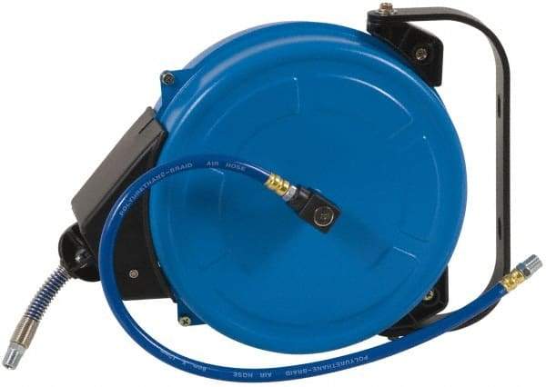 PRO-SOURCE - 40' Spring Retractable Hose Reel - 300 psi, Hose Included - A1 Tooling