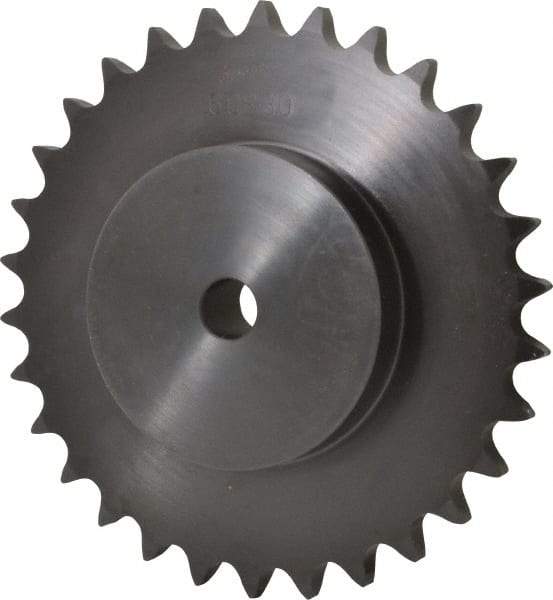 Browning - 30 Teeth, 3/4" Chain Pitch, Chain Size 60; 60H, Min Plain Bore Sprocket - 3/4" Bore Diam, 7.175" Pitch Diam, 7.59" Outside Diam - A1 Tooling