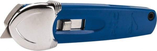 PHC - Springback Safety Cutter - 1-11/16" Steel Blade, Blue ABS Handle, 1 Blade Included - A1 Tooling