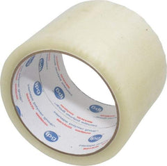 Intertape - 3" x 55 Yd Clear Rubber Adhesive Sealing Tape - Polypropylene Film Backing, 1.85 mil Thick, 27 Lb Tensile Strength, Series 7100 - A1 Tooling