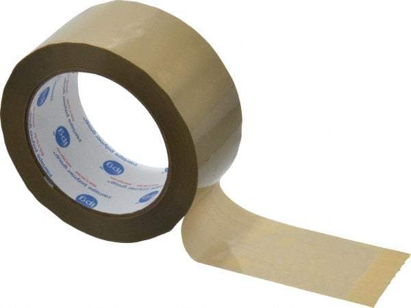 Intertape - 2" x 60 Yd Natural (Color) Rubber Adhesive Sealing Tape - Polypropylene Film Backing, 3 mil Thick, 32 Lb Tensile Strength, Series 1100 - A1 Tooling