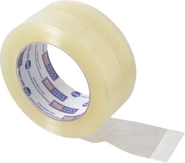 Intertape - 2" x 110 Yd Clear Acrylic Adhesive Sealing Tape - Polypropylene Film Backing, 2.1 mil Thick, 27 Lb Tensile Strength, Series 400 - A1 Tooling