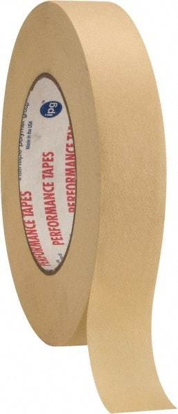 Intertape - 1" Wide x 60 Yd Long White Paper Masking Tape - Series PG24, 7.2 mil Thick, 26 In/Lb Tensile Strength - A1 Tooling