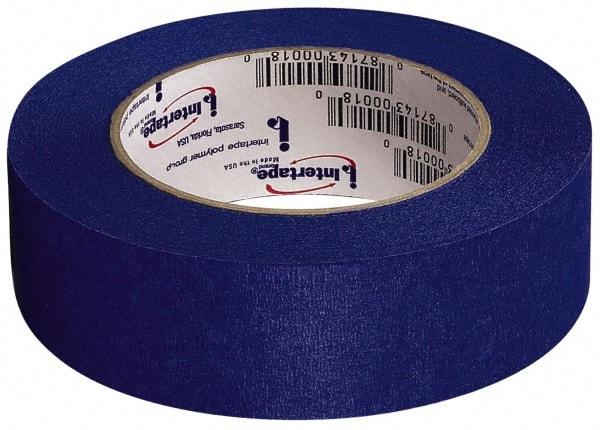 Intertape - 36mm Wide x 54.8 m Long Blue Paper Painter's Tape - Series Intertape-PT14, 5.5 mil Thick, 23 In/Lb Tensile Strength - A1 Tooling