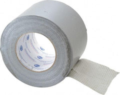 Intertape - 4" x 55m Silver Duct Tape - 9 mil, Rubber Adhesive, Polyethylene Cloth Backing, 18 Lb/ln Tensile Strength, 32°F to 160°F, Series AC20 - A1 Tooling