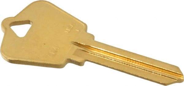 Made in USA - Arrow Key Blank - Brass - A1 Tooling