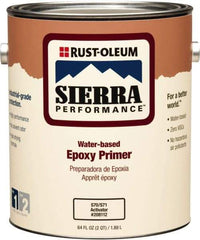 Rust-Oleum - 1 Gal White Water-Based Acrylic Enamel Primer - 200 to 300 Sq Ft Coverage, 2 gL Content, Quick Drying, Interior/Exterior - A1 Tooling