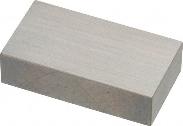 Mitutoyo - 0.75" Rectangular Steel Gage Block - Accuracy Grade AS-1, Includes Certificate of Inspection - A1 Tooling