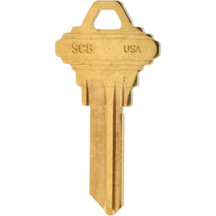 Schlage Brass Key Blank Brass