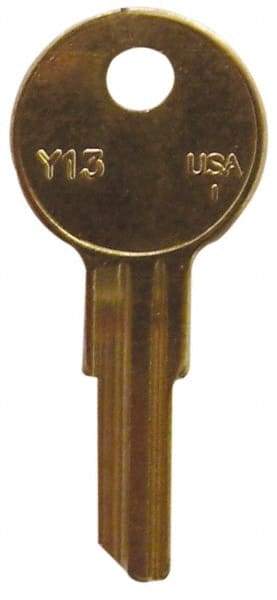 Made in USA - Yale Key Blank - Brass - A1 Tooling