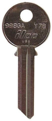 Made in USA - Yale Key Blank - Nickel - A1 Tooling