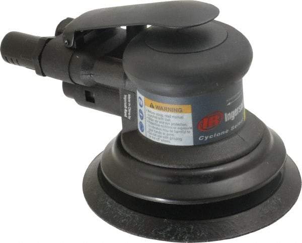 Ingersoll-Rand - 12,000 OPM, 15.8 CFM Air Consumption, Palm Air Orbital Sander - Round Pad, 1/4 NPT Inlet - A1 Tooling