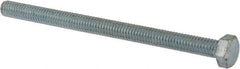 Made in North America - 5/16-18 UNC, 4-1/2" Length Under Head Hex Head Cap Screw - Fully Threaded, Grade 8 Alloy Steel, Zinc Yellow Dichromate Finish, 1/2" Hex - A1 Tooling